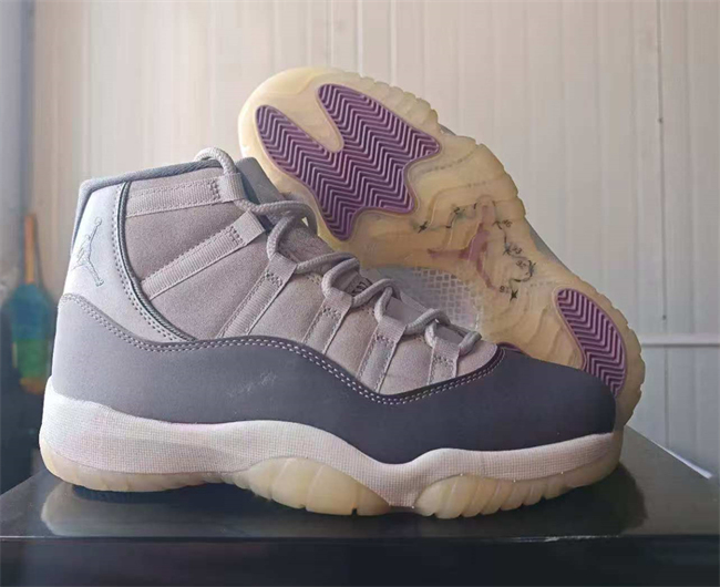Women's Grey Running weapon Air Jordan 11 Shoes 035